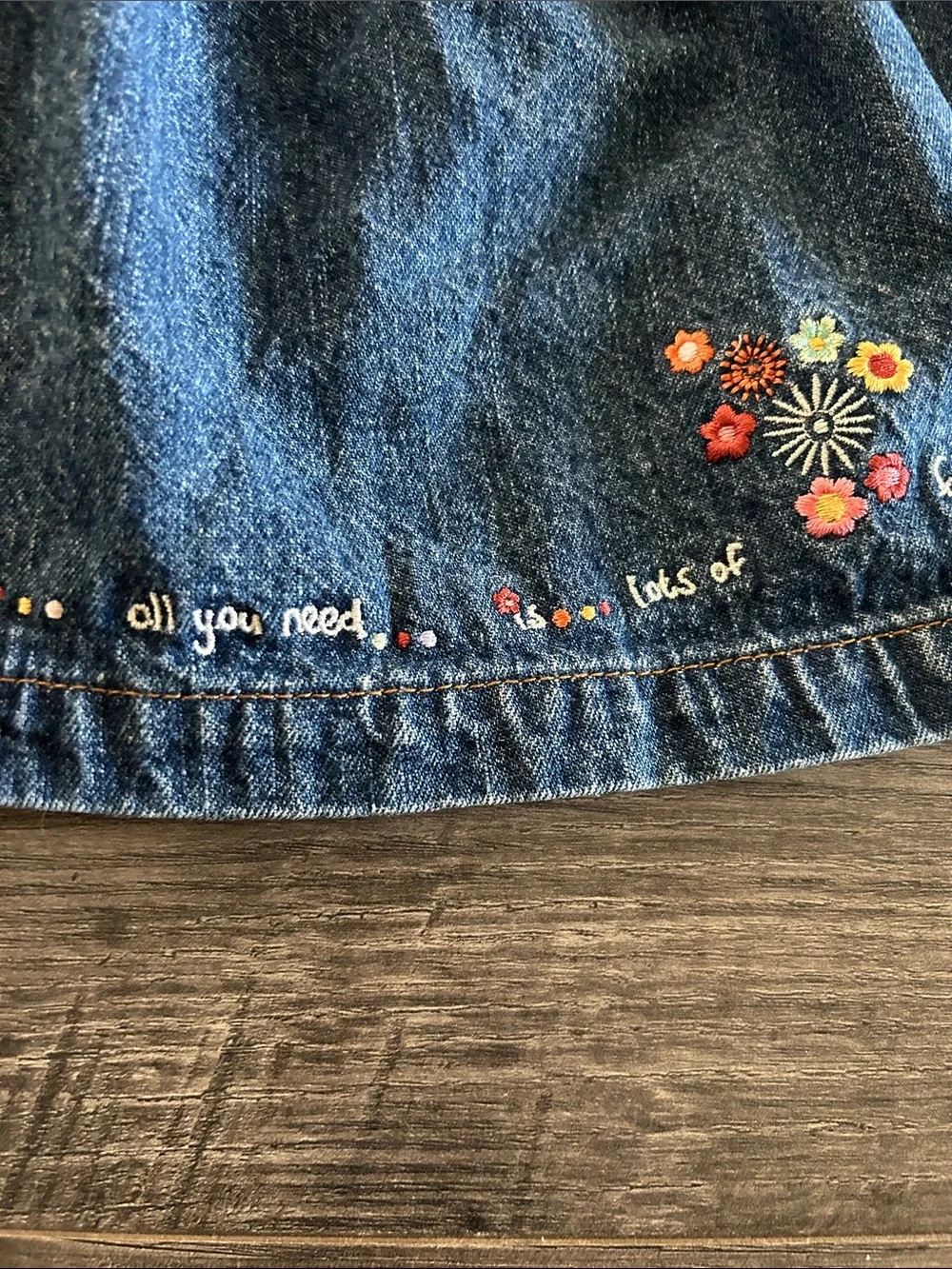 Osh Kosh Denim Jumper Girls 6-9mo